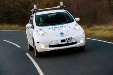 Nissan LEAF completa el viaje más largo y complejo con un vehículo autónomo en el Reino Unido