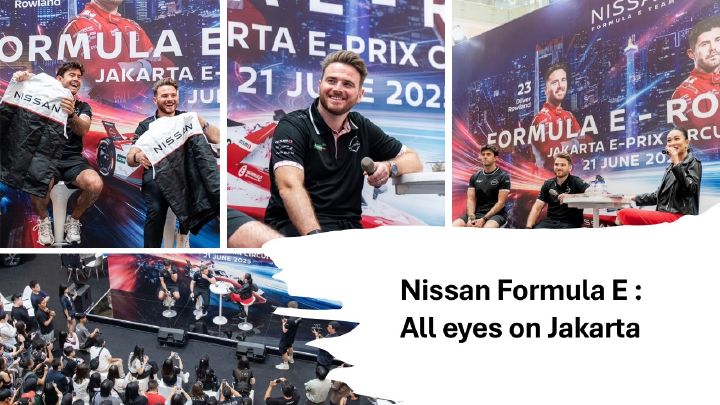 Atmosphere of Meet and Greet with Nissan Formula E Team in Jakarta , Indonesia