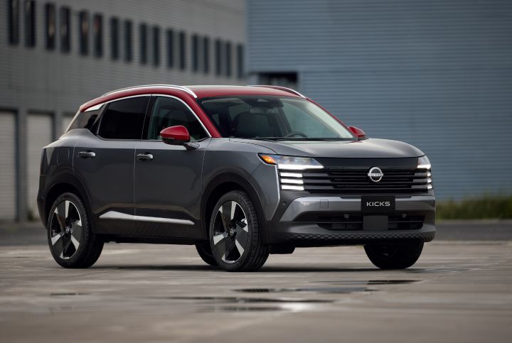 Vista lateral nuevo Nissan Kicks