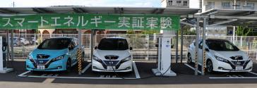 A trial using Nissan LEAF electric cars to help power office buildings has proved successful in cutting energy costs and CO2 emissions.