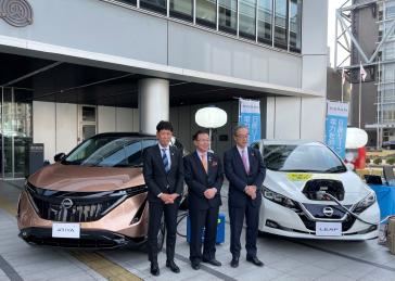 岡崎市と日産自動車、電気自動車を活用し防災力強化に向けて連携