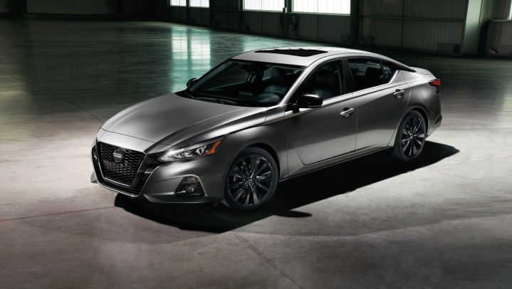 Top left view of a 2022 Nissan Altima.