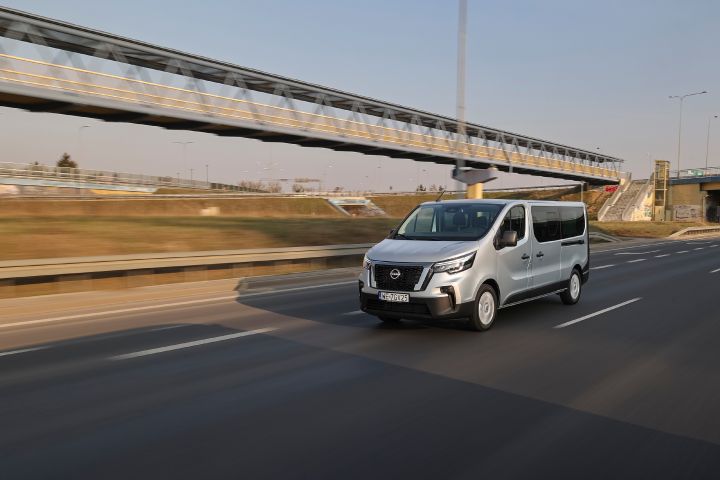 Ujęcie dynamiczne Nissan Primastar LCV