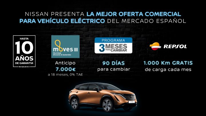 Nissan presenta la mejor oferta comercial para comprar un vehiculo electrico