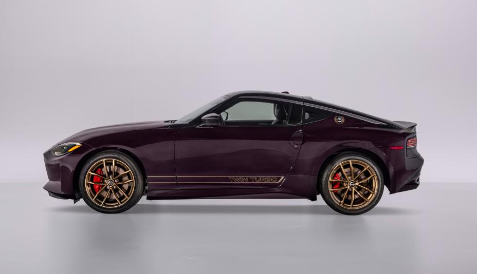 2026 nissan z heritage edition driver side profile exterior view 