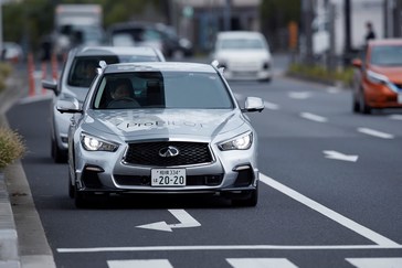 Nissan tests fully autonomous prototype technology on streets of Tokyo