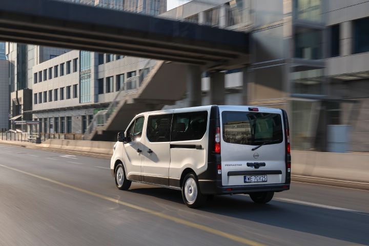 Ujęcie dynamiczne Nissan Primastar LCV