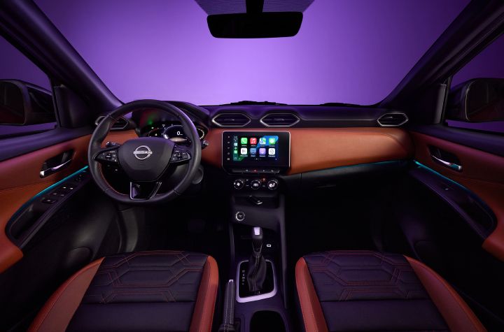 Interiores Nissan Magnite.