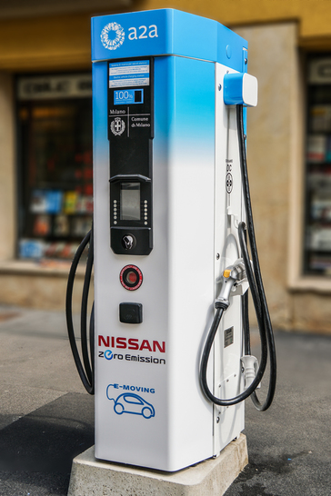 Nissan announce partnership with A2A to install 12 rapid chargers in Milan and 5 in surrounding airports