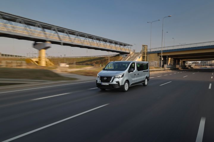 Ujęcie dynamiczne Nissan Primastar LCV