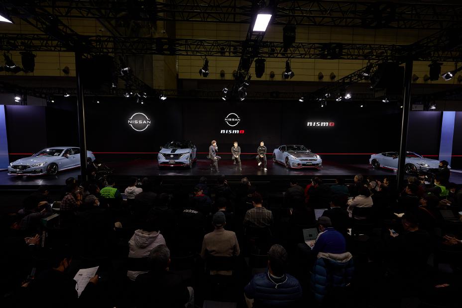 Nissan unveils the Ariya NISMO in Japan