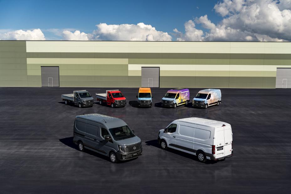 Line-up van gloednieuwe Nissan Interstar