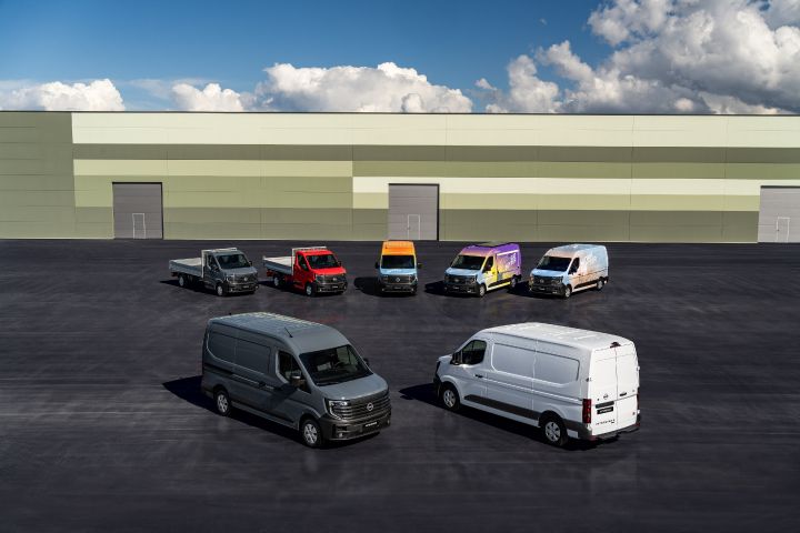 Line-up van gloednieuwe Nissan Interstar