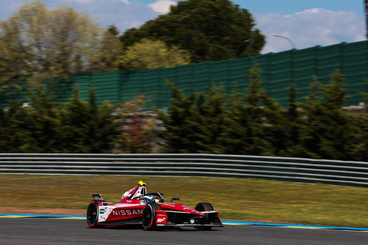 Victor Martins on track in Madrid
