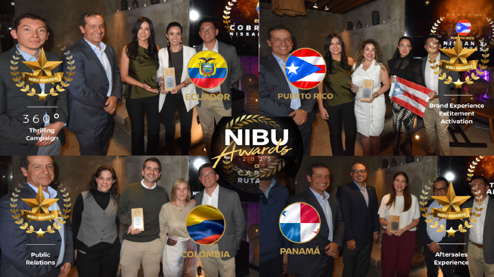 Imagen que muestra a todos los ganadores de las categorías de los NIBU Awards