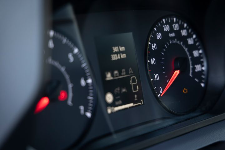 Ujęcie detalu wnętrza Nissan Interstar LCV
