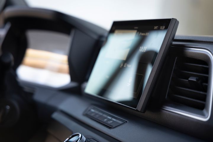 Ujęcie detalu wnętrza Nissan Interstar LCV
