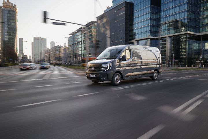 Ujęcie dynamiczne Nissan Interstar LCV