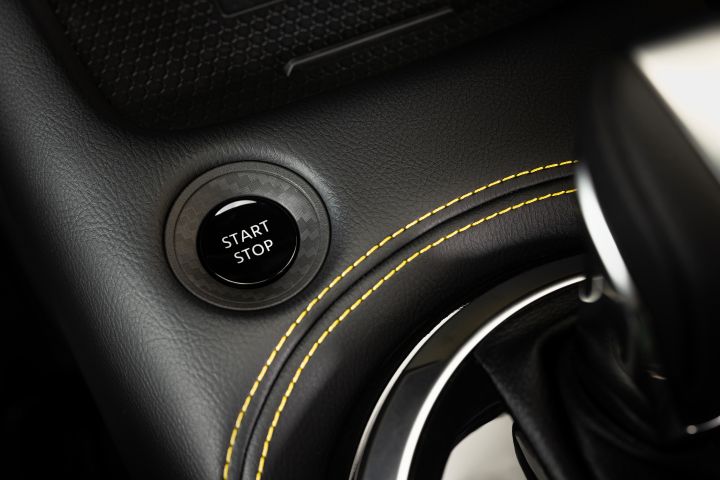 Innenraum Nissan Juke, Detail Starknopf