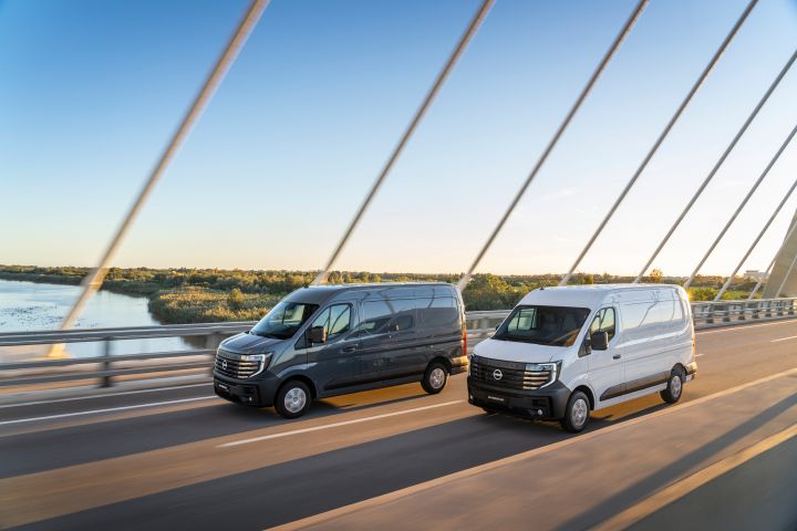 Image dynamique des tout nouveaux Nissan Interstar et Interstar-e