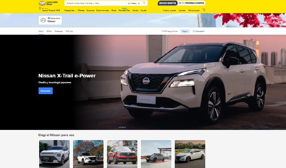Foto de la Tienda Oficial de Nissan Argentina en Mercado Libre