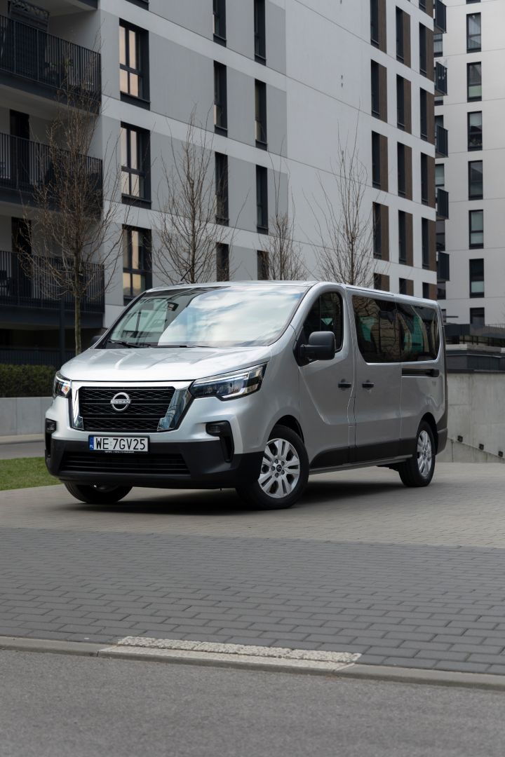 Ujęcie statyczne nadwozia Nissan Primastar LCV