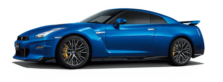 WANGAN blue GT‑R 2025 photo from bodyside with white background