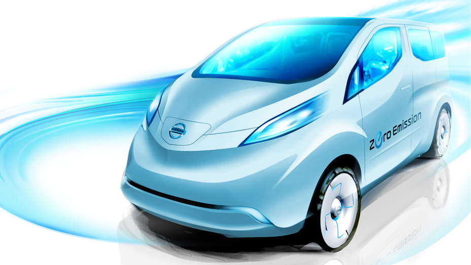 NISSAN RELEASES CONCEPT SKETCH OF LIGHT COMMERCIAL ELECTRIC VEHICLE