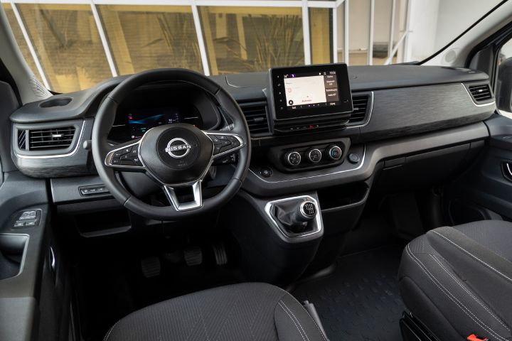 Ujęcie detalu wnętrza Nissan Primastar LCV