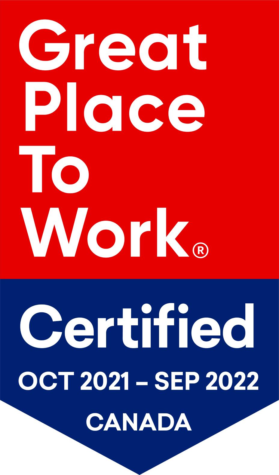 Nissan Great Place to Work logo.