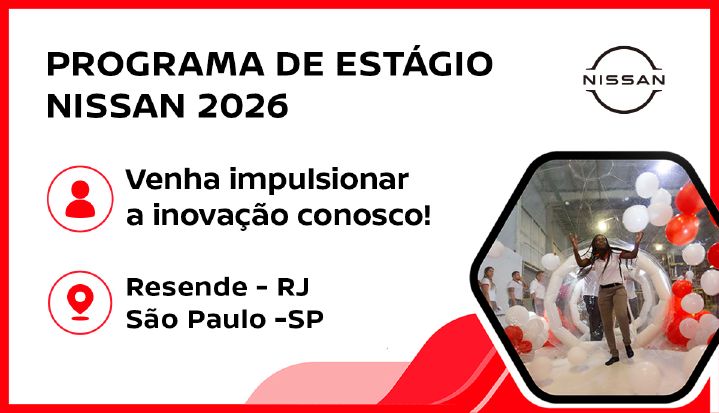 Arte com informações sobre abertura do programa e uma imagem com funcionária rodeada de bexigas em um túnel