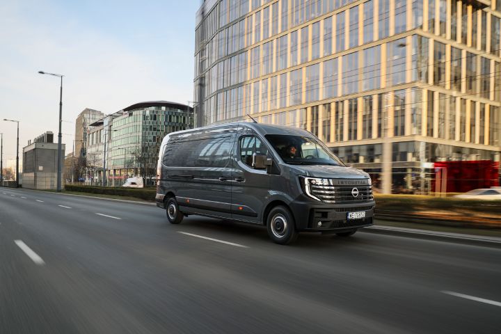 Ujęcie dynamiczne nadwozia Nissan Interstar LCV