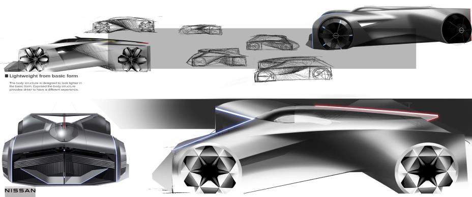 W studiu projektowym Nissana powstał GT-R(X) 2050 jako urzeczywistnienie marzeń pewnego stażysty