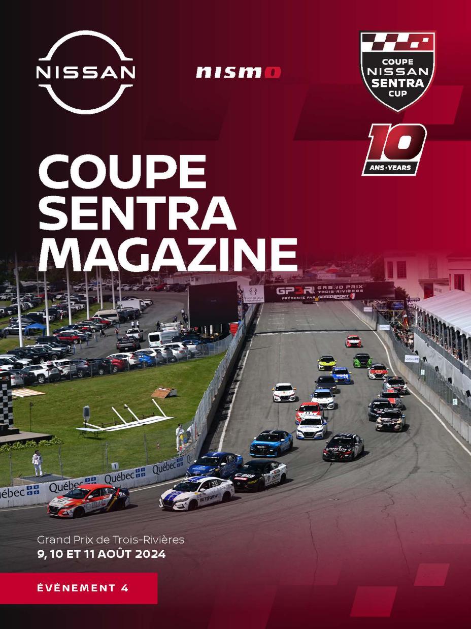 Page de couverture de la quatrième édition du magazine Coupe Nissan Sentra 2024