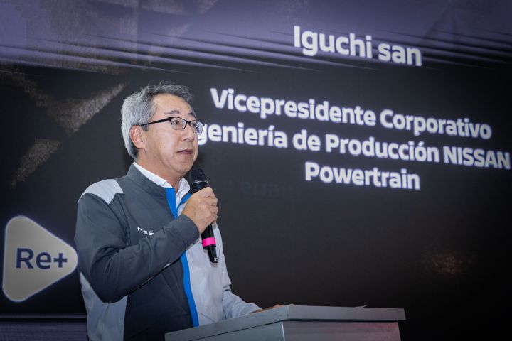 Iguchi San. Vicepresidente Corporativo Ingeniería Producción Nissan Powertrain
