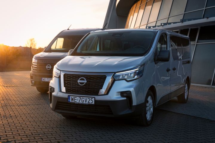 Ujęcie statyczne Nissan Primastar i Interstar