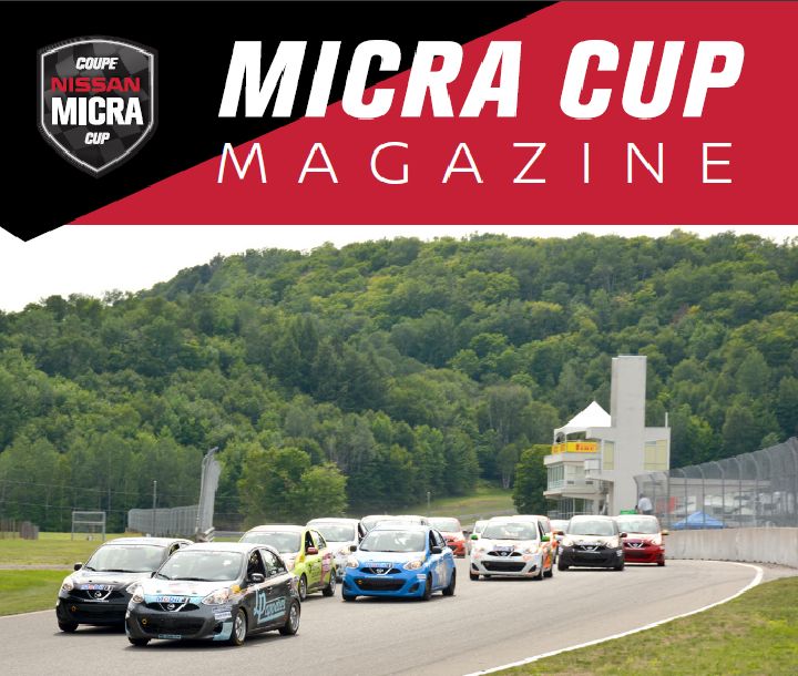 Nissan Micra Cup magazine cover.