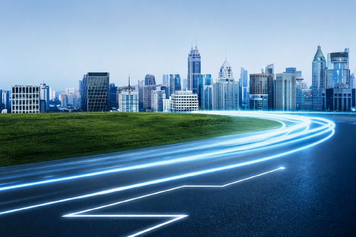 Imagen de ciudad futurista