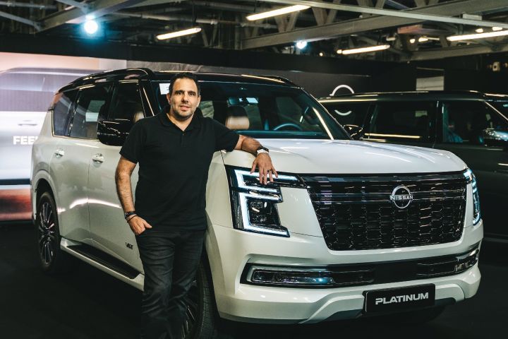 Thierry Sabbagh with all-new Nissan Patrol Platinum