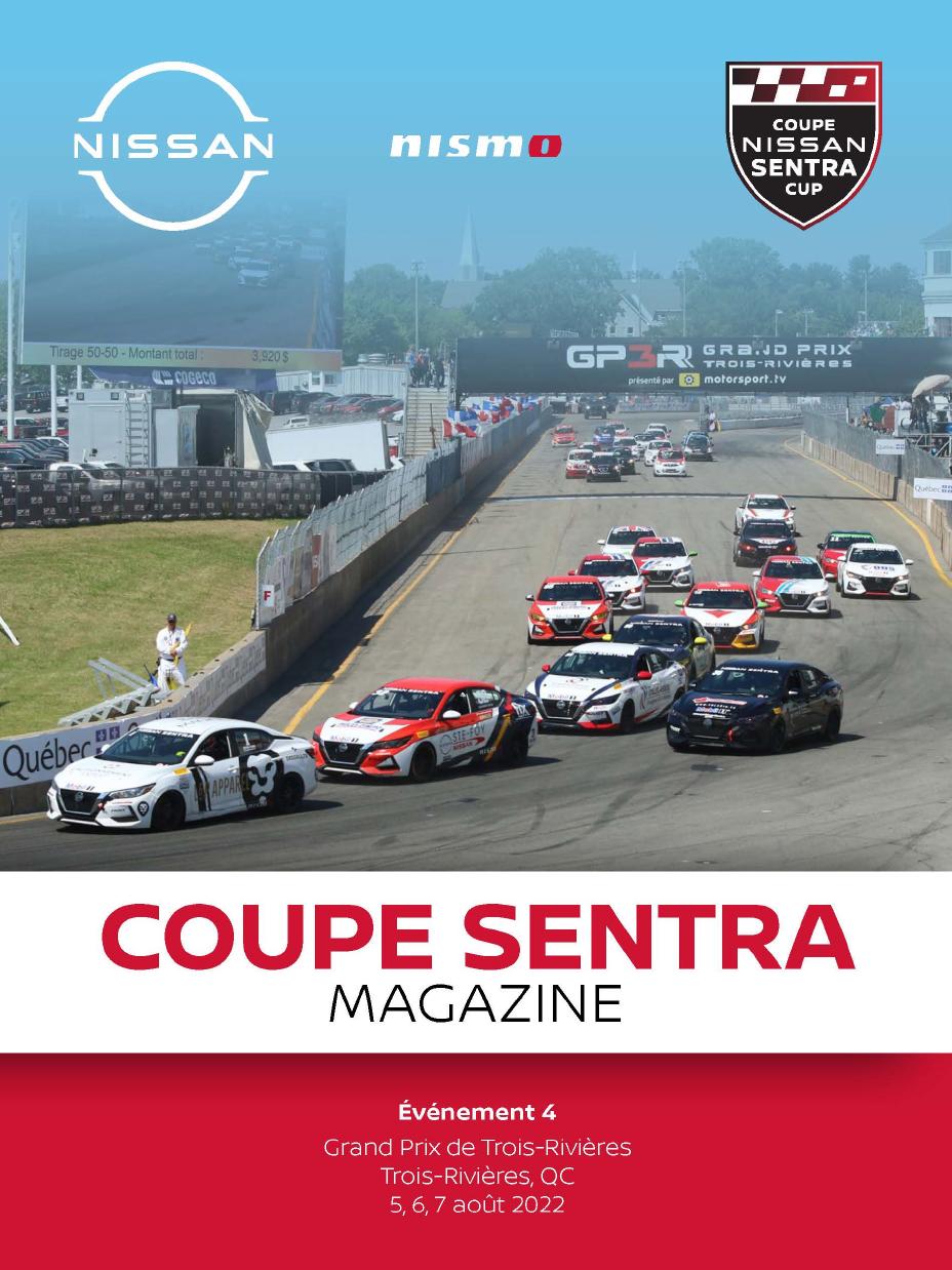 Couverture du magazine Coupe Nissan Sentra.