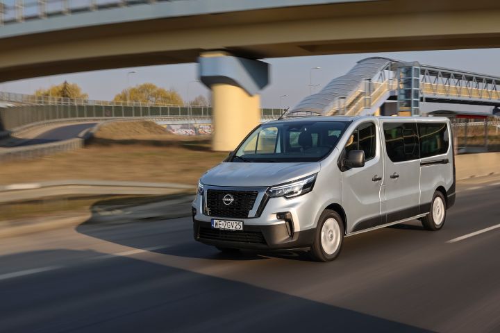Ujęcie dynamiczne nadwozia Nissan Primastar LCV