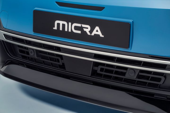detailed shot of MICRA name plate