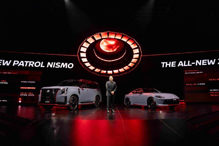 Thierry Sabbagh with All-New Nissan Patrol NISMO and Z NISMO
