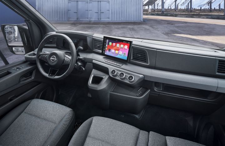 All-new Nissan Interstar - interior cabin view from passenger seat