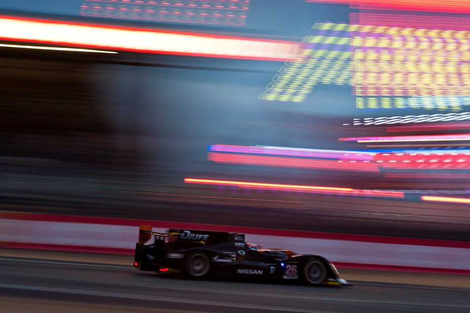 a race car on the speedway