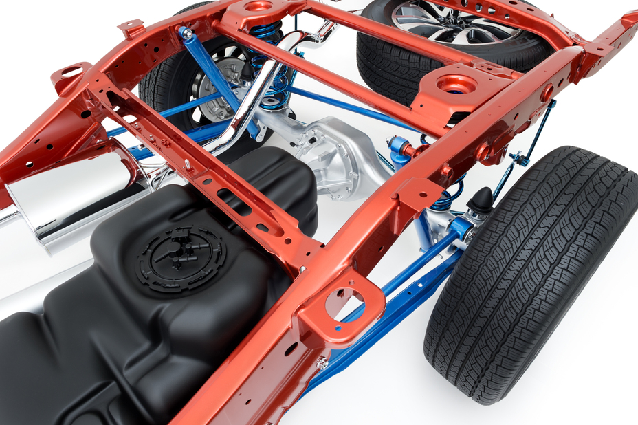 Nissan Navara fivelink rear suspension