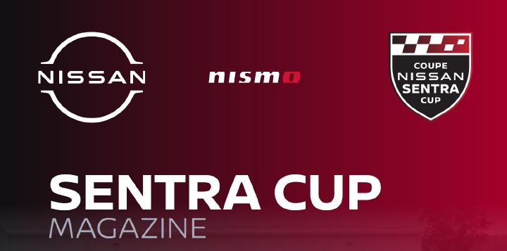 Nissan Sentra Cup magazine cover.