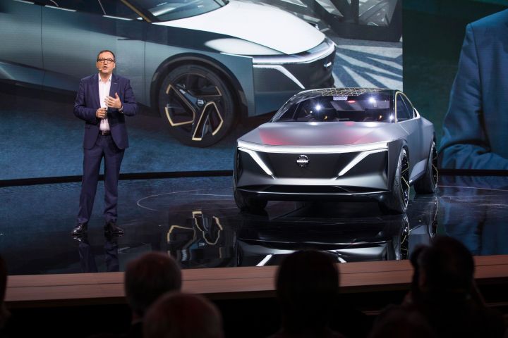 Denis Le Vot, senior vice president and chairman, Nissan North America, introduces the Nissan IMs