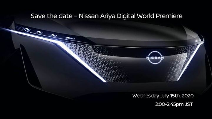 A teaser image for the Nissan Ariya Digital World Premiere