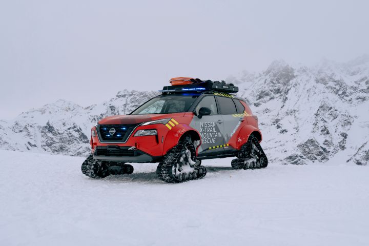 Nissan X‑Trail Mountain Rescue, a X‑Trail e‑4ORCE extensively modified for mountain rescue needs.